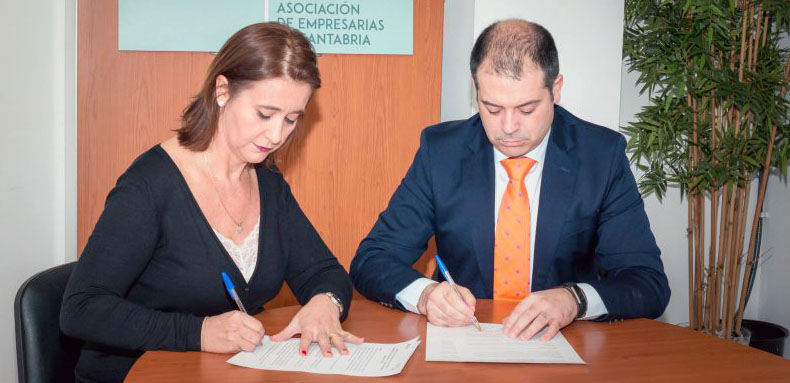 FIDBAN y la Asociación de Mujeres Empresarias de Cantabria firman un convenio de colaboración