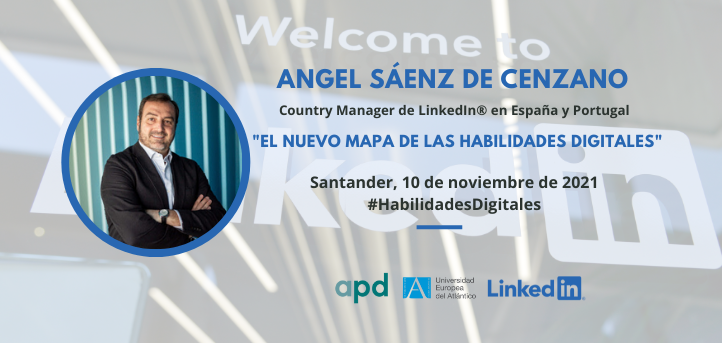 El Country Manager de LinkedIn para España y Portugal, Ángel Sáenz de Cenzano, ofrecerá una charla sobre habilidades digitales