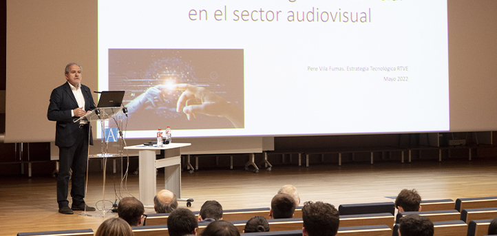 Pere Vila, director de Tecnología, Innovación y Sistemas de RTVE imparte una conferencia en UNEATLANTICO