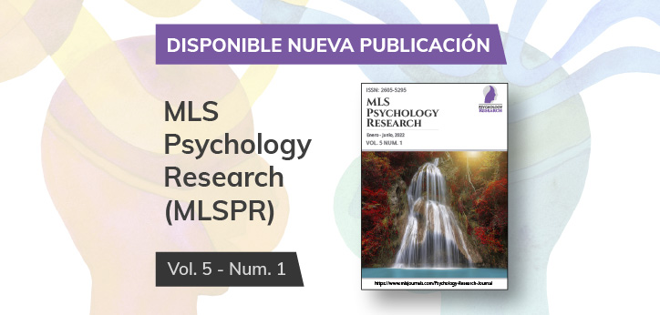 El doctor Juan Luis Martín, anuncia la publicación un nuevo número de la revista científica MLS Psychology Research