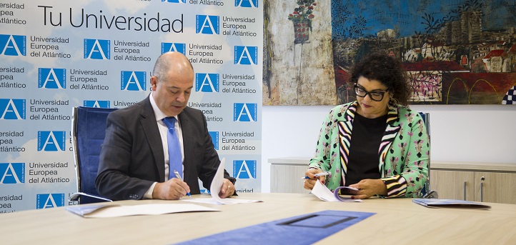 UNEATLANTICO rubrica un acuerdo de colaboración con el Colegio Profesional de Periodistas de Cantabria, que permitirá impulsar iniciativas comunes
