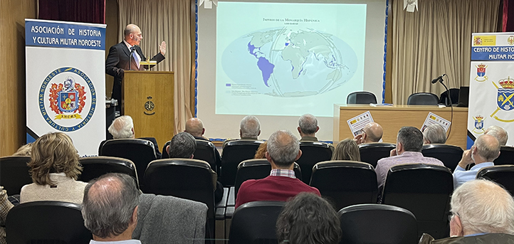 Durántez Prados, profesor de UNEATLANTICO, imparte una conferencia en La Coruña sobre la soberanía española en América del Norte