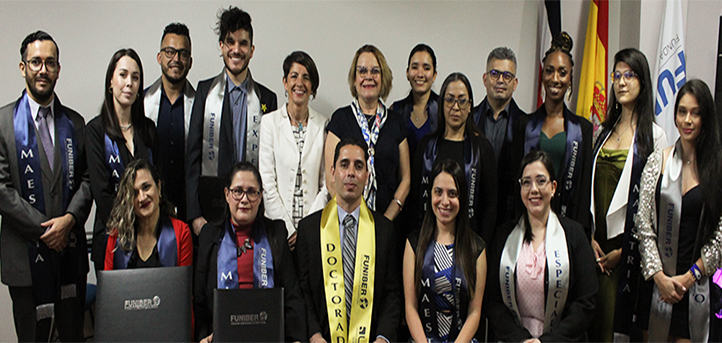 UNEATLANTICO celebra la entrega de títulos de un grupo de alumnos de Costa Rica becados por FUNIBER