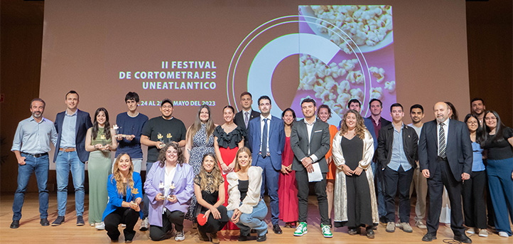 Éxito rotundo en la gala del II Festival de Cortometrajes de UNEATLANTICO: «Mírate» se alza como la triunfadora