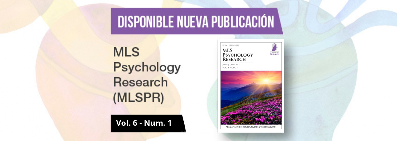 El doctor Juan Luis Martín anuncia la publicación del primer número de 2023 de la revista científica MLS Psychology Research