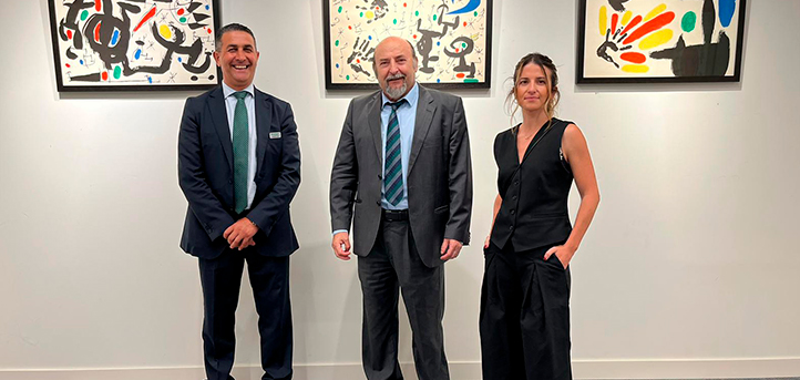 La Obra Cultural de FUNIBER y UNEATLANTICO inaugura una exposición de Joan Miró en Santander