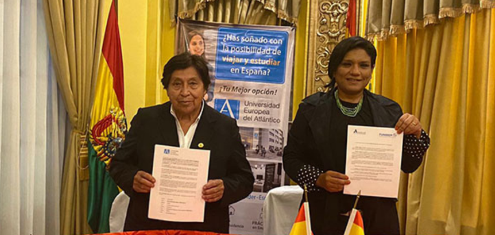 UNEATLANTICO y FUNIBER establecen un convenio de cooperación con ANDECOP en Bolivia