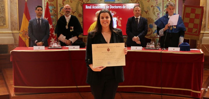 Mónica Bonilla, docente de UNEATLANTICO, recibe el Premio Fundación ONCE 2023 otorgado por la Real Academia de Doctores de España