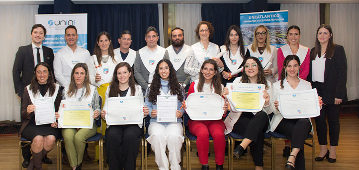 UNEATLANTICO organiza una ceremonia de entrega de títulos a estudiantes becados de Argentina