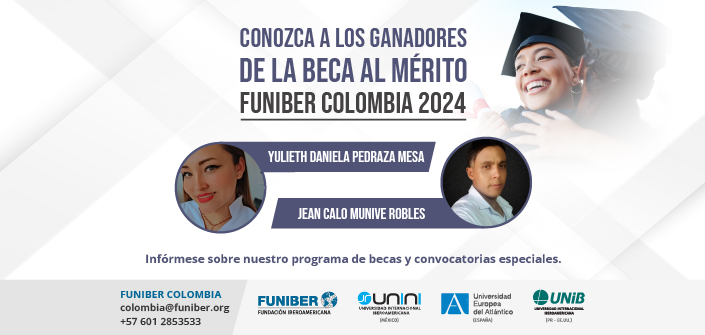 FUNIBER Colombia anuncia a los ganadores de la Beca al Mérito 2024