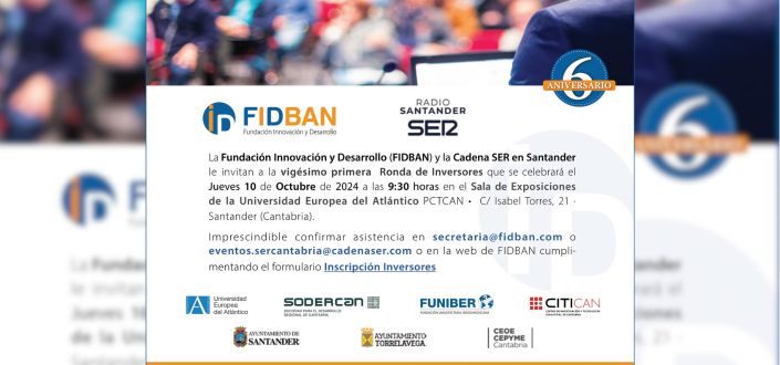 El Salón de Actos UNEATLANTICO acoge la 21ª Ronda de Inversores de FIDBAN