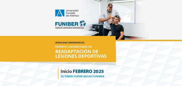 UNEATLANTICO iniciará en febrero una nueva edición del programa de Experto Universitario en Readaptación de Lesiones Deportivas