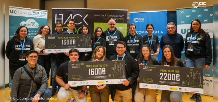 Alumnos de UNEATLANTICO triunfan en Hack2Progress y ganan dos de las tres categorías del certamen