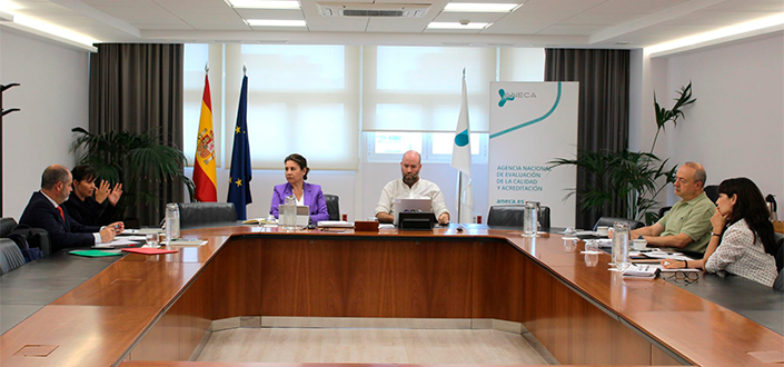 Rubén Calderón, rector de UNEATLANTICO, mantiene un encuentro con la Agencia Nacional de Evaluación de Calidad y Acreditación 