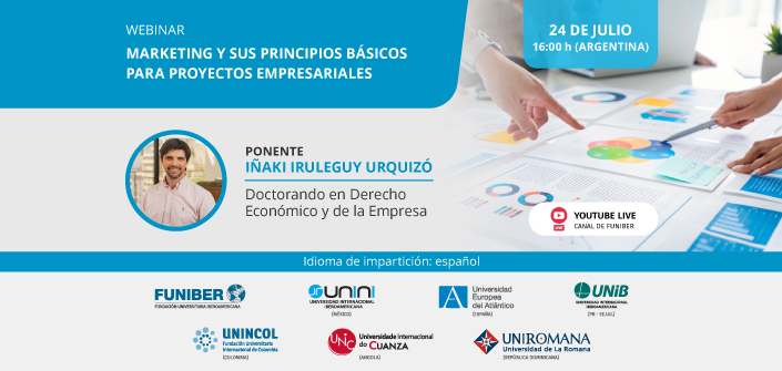 UNEATLANTICO organiza el webinar «Marketing y sus principios básicos para proyectos empresariales»