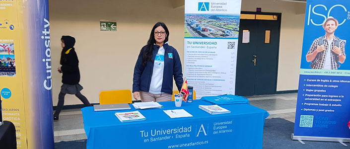 UNEATLANTICO promueve su programa de estudios en ferias universitarias de Latinoamérica