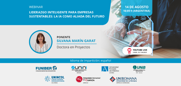 UNEATLANTICO organiza el webinar «Liderazgo inteligente para empresas sustentables: la IA como aliada del futuro»