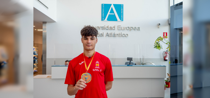 Martín González Freddi, alumno de UNEATLANTICO, logra el bronce en el Campeonato del Mediterráneo de Karate