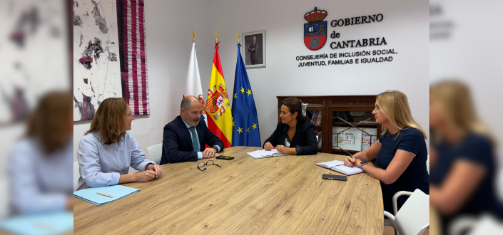 Rubén Calderón, rector de UNEATLANTICO se reúne con la Consejería de Inclusión Social