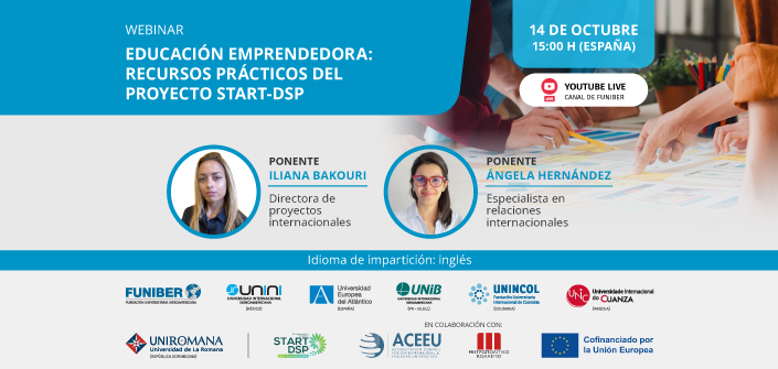 UNEATLANTICO organiza un webinar sobre educación emprendedora en el marco de los Erasmus Days