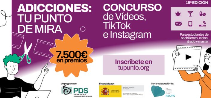 Abren la 15ª edición del concurso «Adicciones: Tu Punto de Mira» del programa Tu Punto