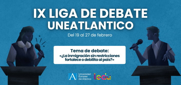 UNEATLANTICO abre el plazo de inscripción para participar en la IX edición de la Liga de Debate Universitaria