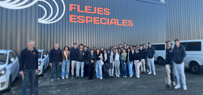 Alumnos de la asignatura Gestión de Riesgos Laborales visitan IMEM Ascensores y Flejes Especiales S.L 