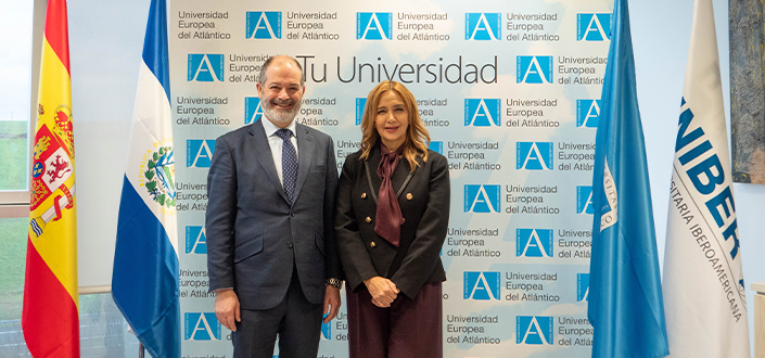 UNEATLANTICO acoge la visita de la Embajadora de El Salvador, Anabella Machuca, con la colaboración de FIDBAN y SODERCAN