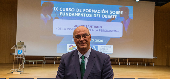 Jorge Santiago Barnés, comunicador político, ponente de las dos últimas charlas del IX curso de oratoria de UNEATLANTICO