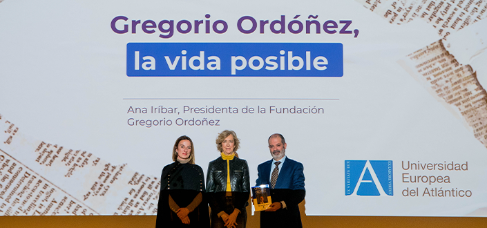 Ana Iríbar, presidenta de la Fundación Gregorio Ordoñez, ha impartido la charla «Gregorio Ordóñez, la vida posible»