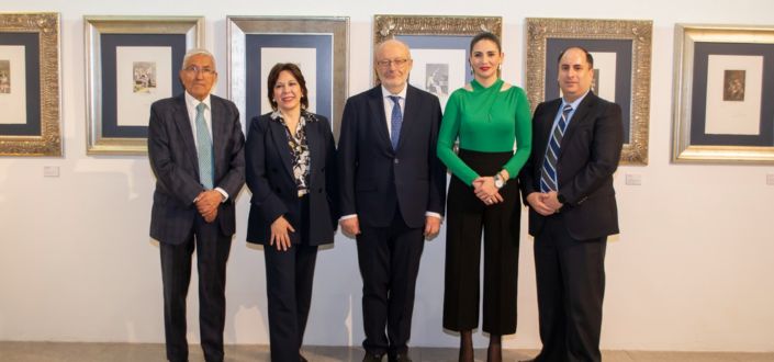 La Obra Cultural de FUNIBER y de la Universidad Europea del Atlántico inaugura en Bolivia la exposición «Del Capricho al Disparate» de Goya y Dalí
