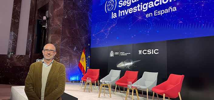 Juan Luis Martín, Vicerrector de Investigación y Transferencia de Conocimiento, representa a UNEATLANTICO en la 1ª Jornada de Seguridad en la Investigación en España