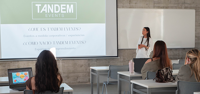 Silvia Zan, egresada de Periodismo y Publicidad y Relaciones Públicas en UNEATLANTICO, presenta su empresa “Tandem Events”