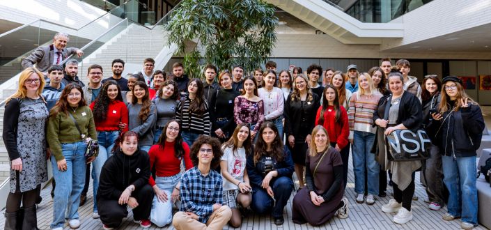 Estudiantes de Comunicación Audiovisual de UNEATLANTICO participan en un BIP en Vilna