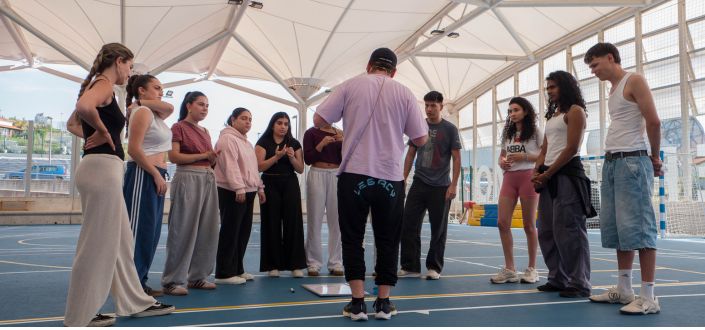 Estudiantes de UNEATLANTICO participan en un taller de Hip Hop