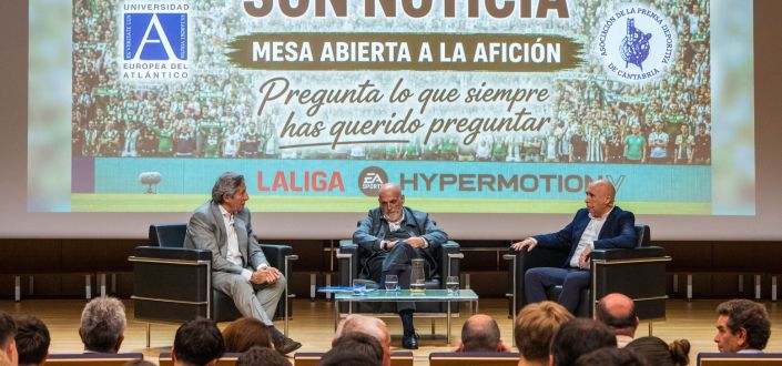 UNEATLANTICO acoge una mesa redonda sobre LaLiga Hypermotion y el futuro del fútbol español