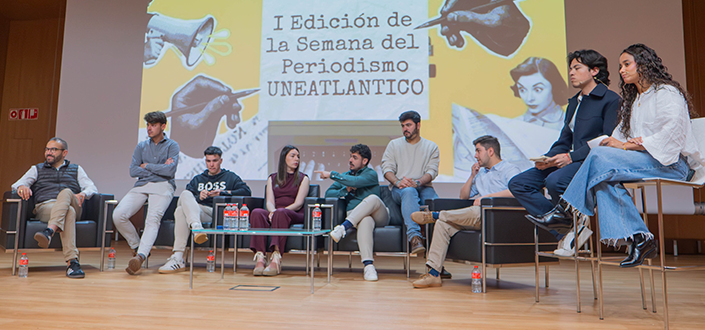UNEATLANTICO celebra la I Semana del Periodismo con profesionales del sector y la entrega del primer premio de periodismo
