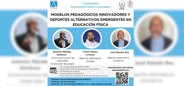 UNEATLANTICO acoge el primer Seminario de Educación Física en Cantabria