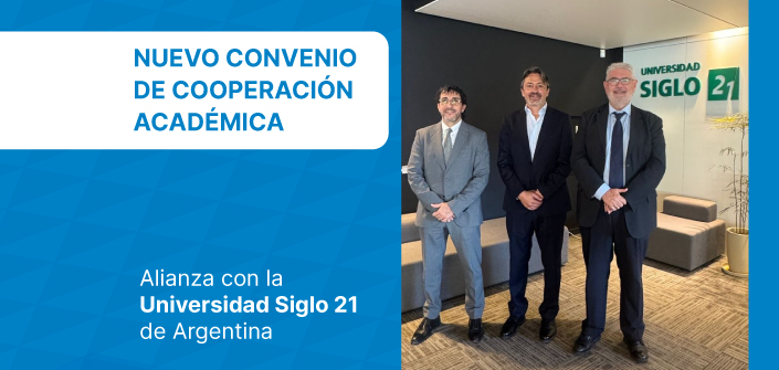 UNEATLANTICO, FUNIBER Argentina, y la Universidad Siglo 21 firman un convenio de cooperación académica