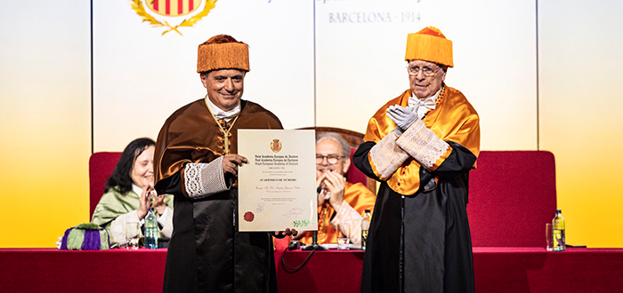 UNEATLANTICO destaca el ingreso del presidente de FUNIBER, Dr. Santos Gracia Villar, como Académico de Número de la Real Academia Europea de Doctores