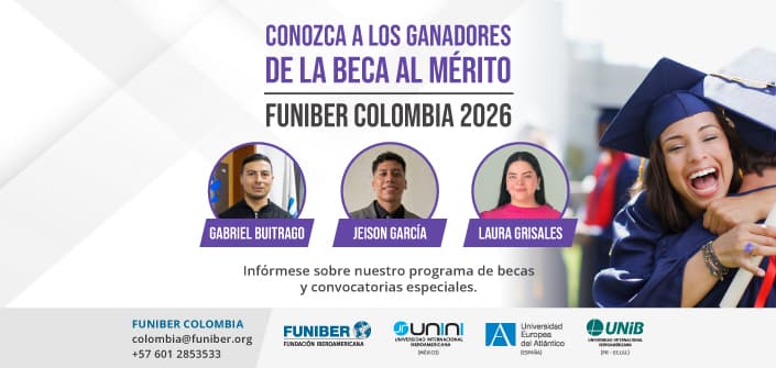 Conoce a los seleccionados de la Beca al Mérito 2026 de FUNIBER Colombia