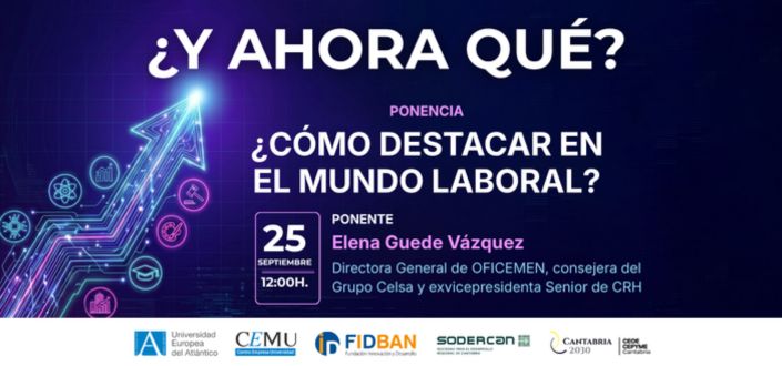 UNEATLANTICO recibe a Elena Guede Vázquez dentro del programa de charlas «¿Y Ahora Qué?»
