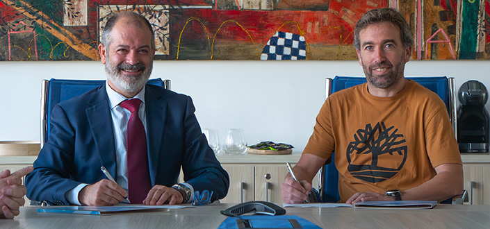 UNEATLANTICO y el C.D. Voleibol Textil Santanderina renuevan su convenio de colaboración